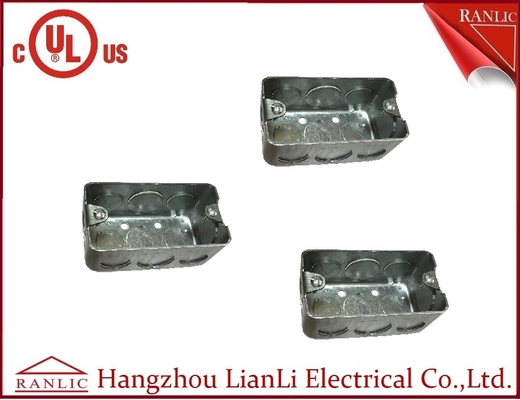 Çin UL Onayları Metal Boru Kutuları Galvanizli Kullanışlı Kutu 2 inç * 4 inç Tedarikçi