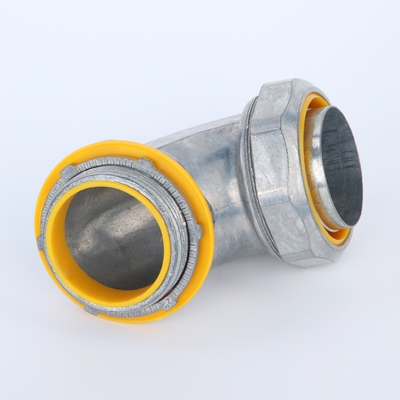Çin Sıvı Sızdırmaz Düz Konnektör Sarı PVC İzoleli UL Kilitli Somunlu Tedarikçi