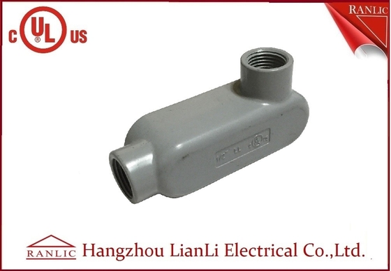 Çin UL Standart PVC Kaplı Alüminyum LL Vidalı Boru Gövdesi, Gri renk Tedarikçi