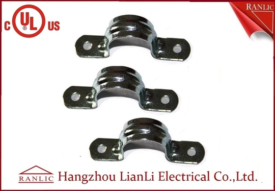 Çin İki Delikli ISO9001 Elektro Galvanizli EMT Askı Kelepçeleri, 3/4&quot; 1&quot; 4&quot;e kadar Tedarikçi