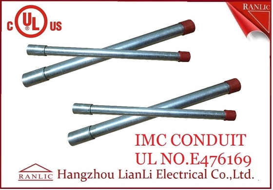 Çin Beyaz İnce Duvarlı Çelik IMC Elektrik Borusu Galvanizli 1-1 / 2 inç 1-1 / 4 inç Tedarikçi