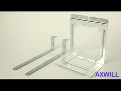 Teleskop Montaj Kutusu Braketi Desteği 16 İnç 24 İnç Çelik Ön Galvanizli Prefabrik Sistem