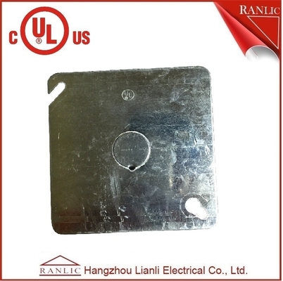 Çin Elektrik Kare Boru Kutusu Kapağı UL Listeli Dosya Numarası E349123 Knockout ile Tedarikçi