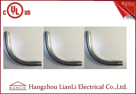 Çin 3 inç / 4 inç Çelik Sert Metal Boru Dirsek Nipel Elektro Galvanizli Tedarikçi