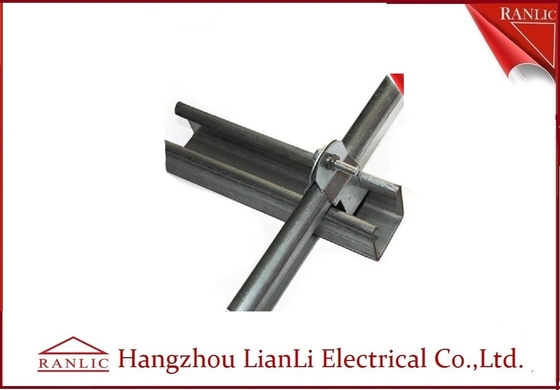 Çin Sıcak Daldırma Galvanizli C Tipi Çelik Dikme Kanalı Bağlantı Parçaları 41 * 41 41 * 21, 1.5mm ila 2.5mm Kalınlık Tedarikçi
