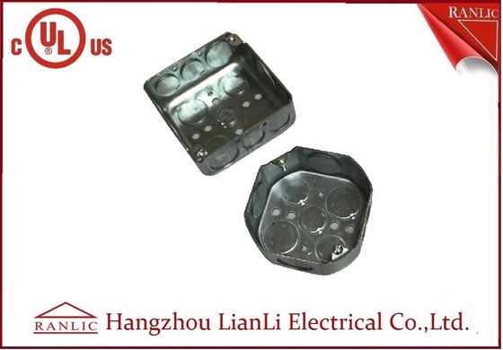 Çin Kare ve Sekizgen Çelik Çıkış Kutusu Metal Bağlantı Kutusu 1.6mm Kalınlık Tedarikçi