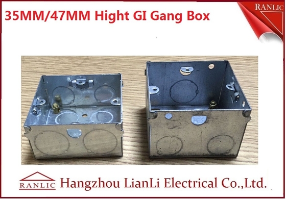 Çin 3&quot;*6&quot; Metal Elektrik Çete Kutusu BS4662 Ayarlanabilir Halkalı Sıcak Daldırma Galvanizli Bobin Tedarikçi