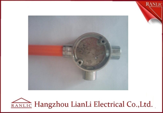 Çin Yeşil / Turuncu PVC Kaplı Çelik BS31 BS4568 GI Kanal Borusu Tedarikçi